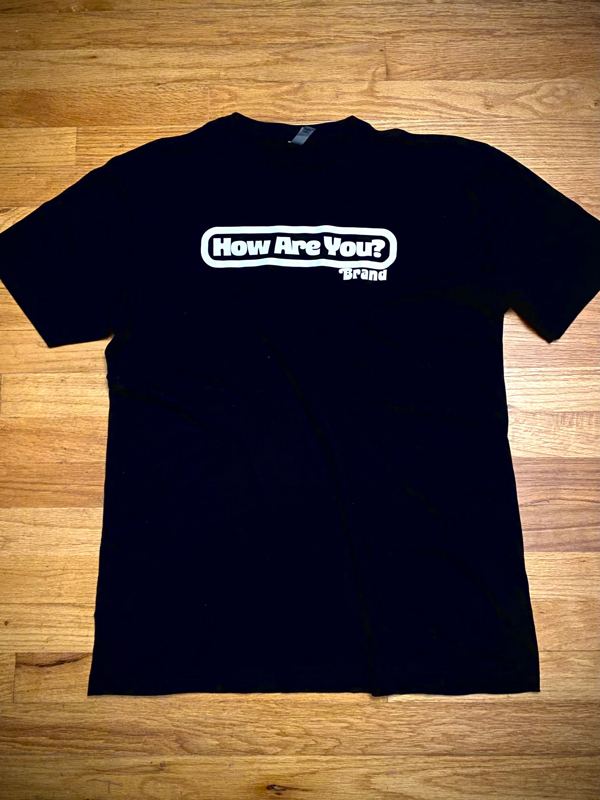 How Are You Brand Logo Tee - Black/White