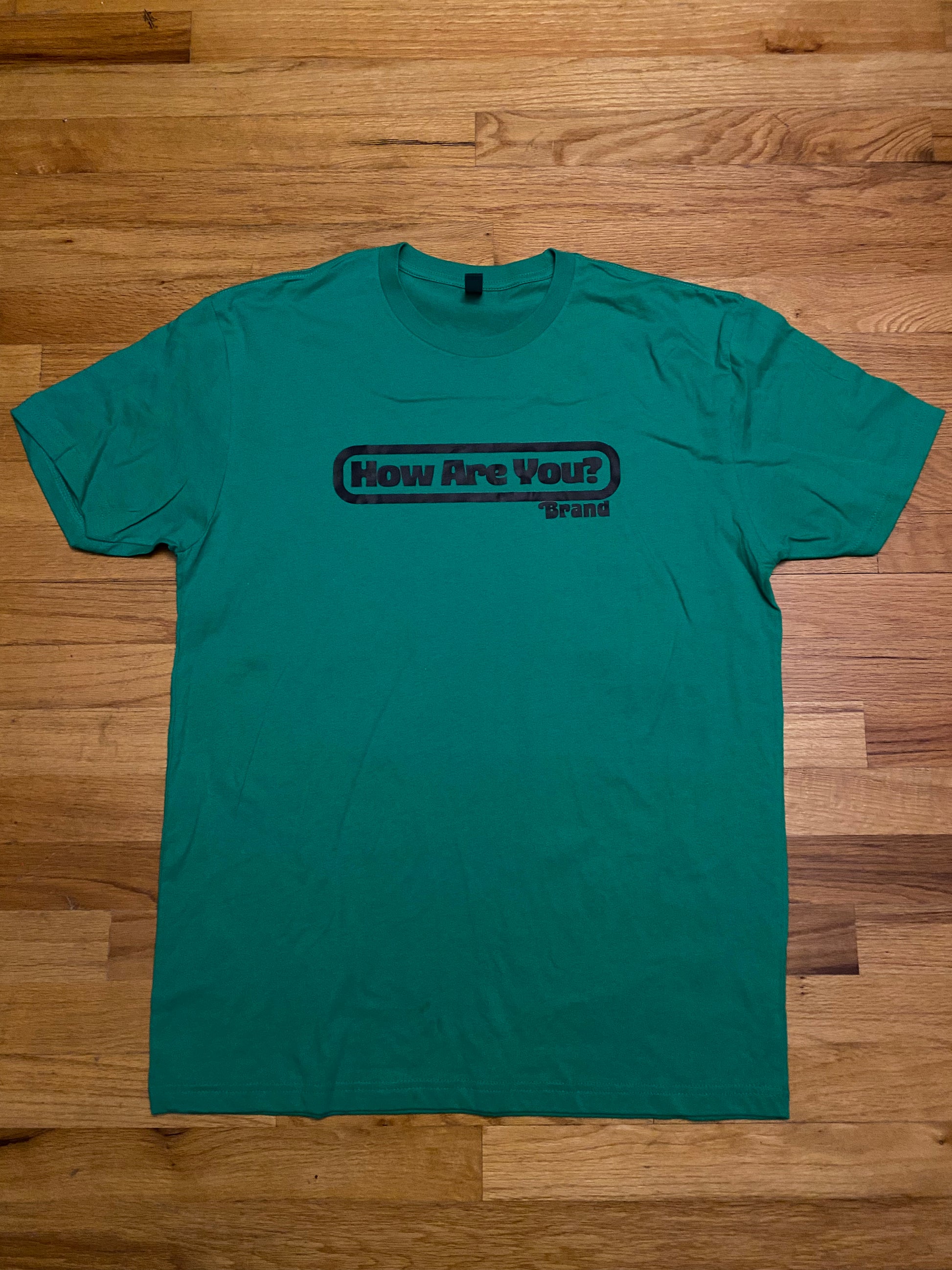 How Are You Brand Logo Tee - Green/Black